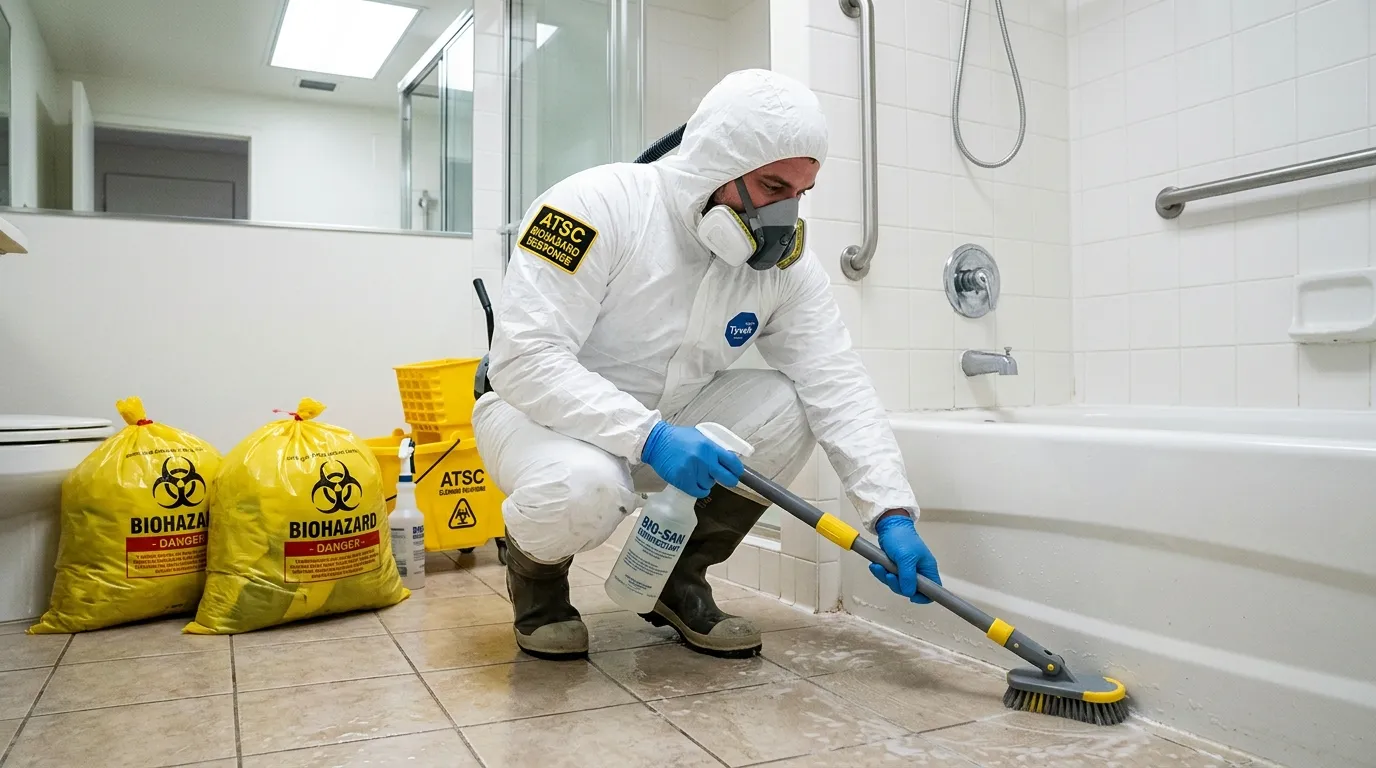 Decontamination equipment deployed for Blood Cleanup in Island Lake